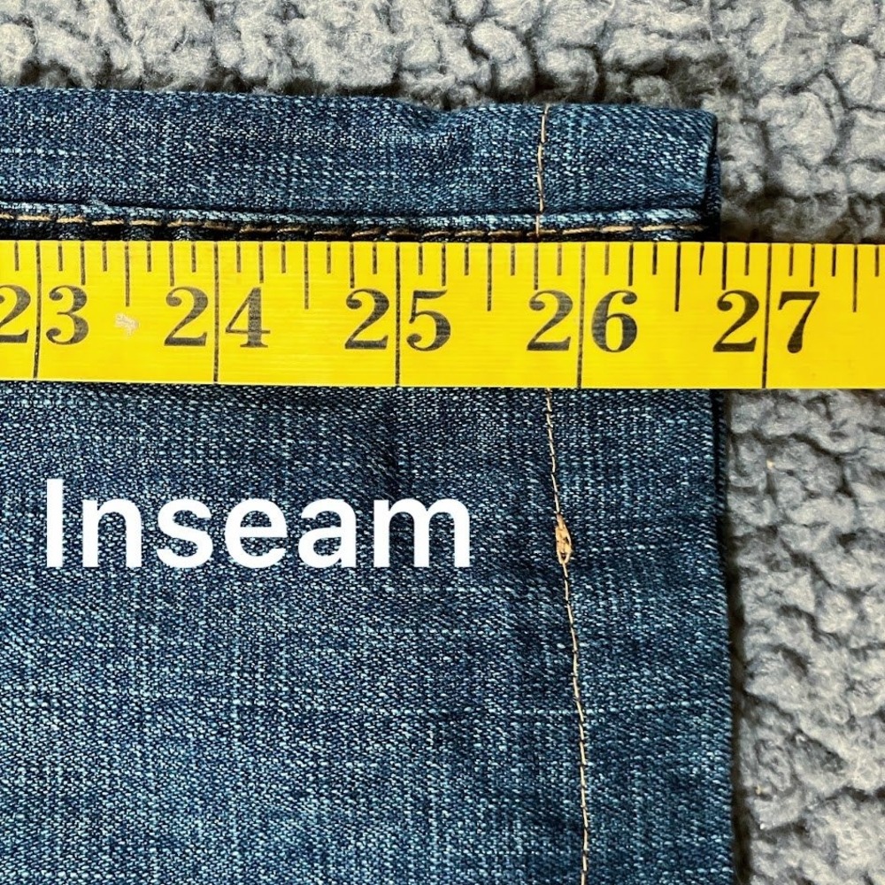 True Religion Bobby Jeans Mens 43x27 Medium Wash Straight‎ Leg Distressed Denim - Picture 7 of 15